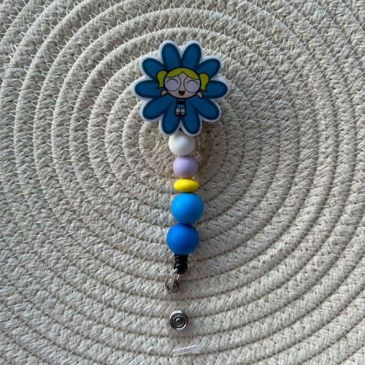 Bubbles Flower Badge Reel