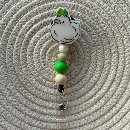 Frog & Duck Badge Reel